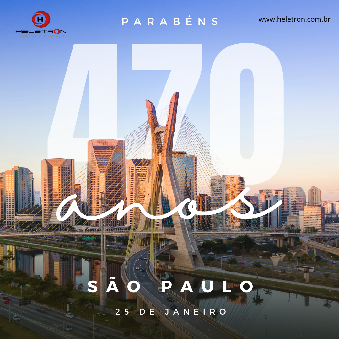 Parabéns São Paulo! cidade da garoa e que não para de conectar as pessoas!